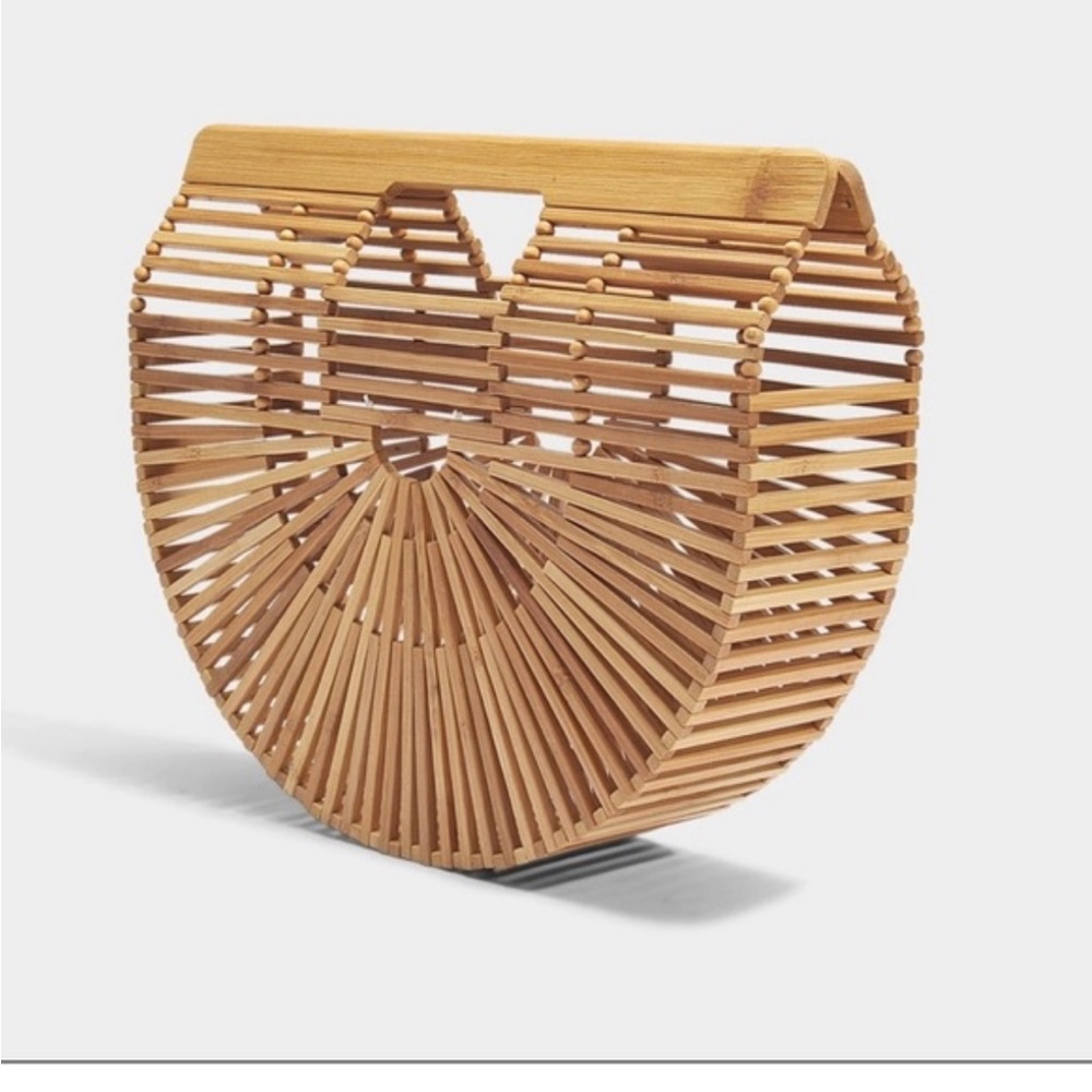 Gult Gala Bamboo Arc Handle Bag